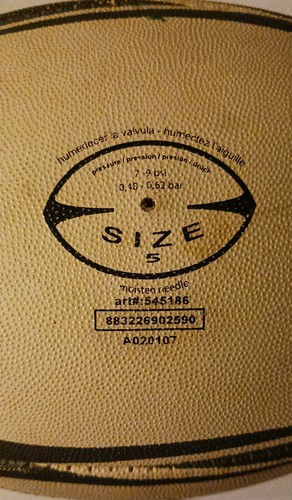 Adidas Torpedo X-Edition Size 5 Rugby Ball; Black & Red; Used - 第 4/10 張圖片
