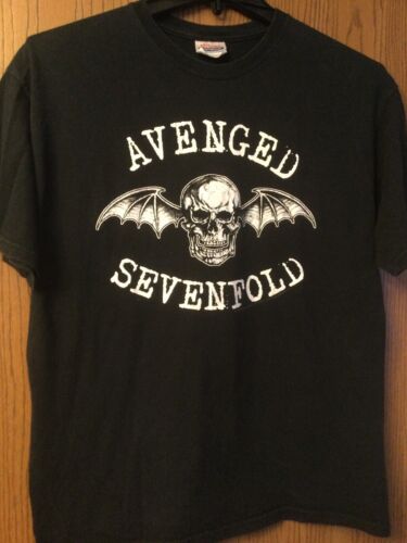 Avenged Sevenfold - Black Shirt - Hanes - Adult L