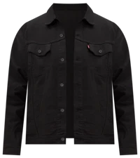 Levis Jacket Denim Trucker Jacket Men Color Black 