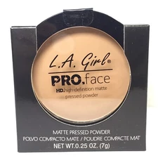 LA Girl PRO Face HD Matte Pressed Powder - Classic Tan GPP610, 0.25 oz