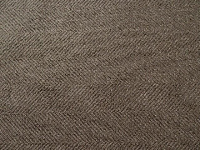 VALDESE JUMPER CHOCOLATE BROWN HERRINGBONE CHENILLE UPHOL FABRIC $14.99/YD BTY - Image 2 of 4