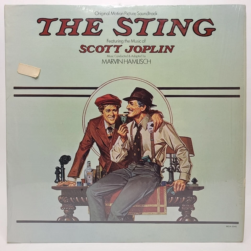 The Sting (VG) & The Sting II (SEALED) Soundtrack Vinyl LP Lot Jazz Ragtime - Image 2 of 4