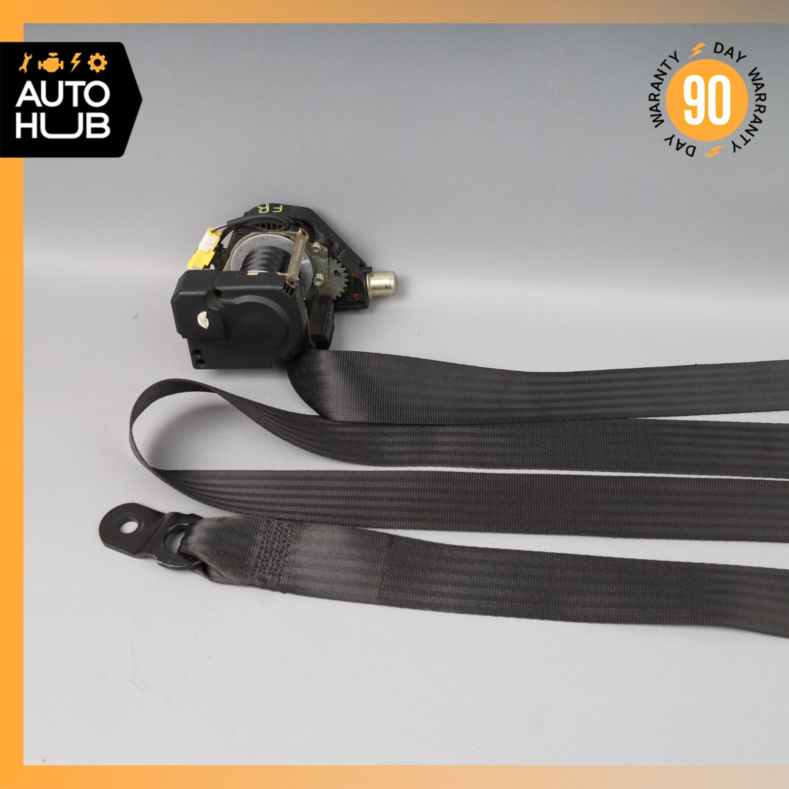 03-08 Maserati Quattroporte M139 Front Right Side Seat Belt Black OEM