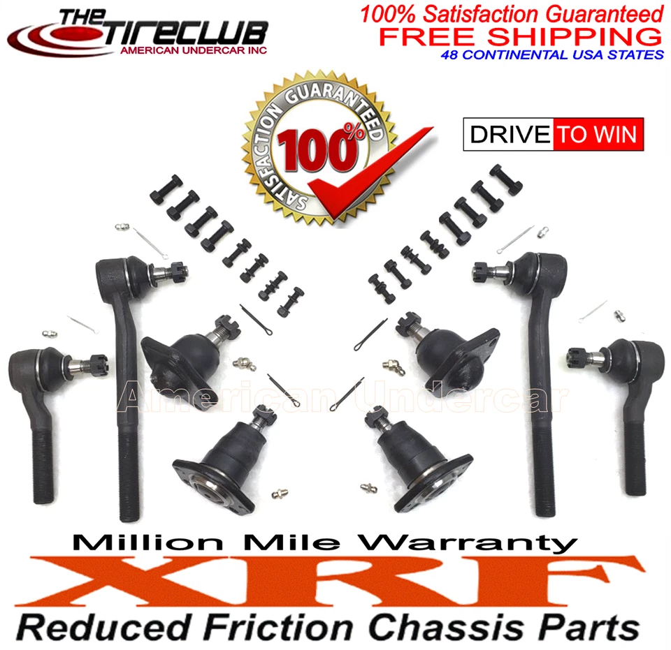 XRF Ball Joint Tie Rod Sleeve Steering Kit Chevrolet Blazer S10 GMC 4x4 99 - 05 - Image 2 of 4