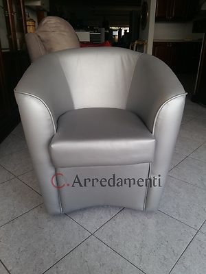 POLTRONCINA VALENTINA POLTRONA ECOPELLE PELLE CAMERA CAMERETTA