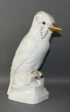 Porzellanfigur, Eichelhäher, Galluba und Hoffmann, Ilmenau, Gold, 25,5 cm