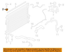 FORD OEM 15-23 Edge Radiator Components-Radiator Upper Insulator DG9Z8125A