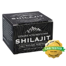 Pure Shilajit Resin 3.5oz/100g, 660 Servings - Potent Organic Fulvic Acid