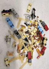 Lot of HO Scale Model Railroad accessories telephone poles RR crossing signs car