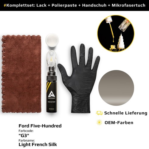 Lackstift für Ford Five Hundred Code: G3 Light French Silk - Bild 10 von 10