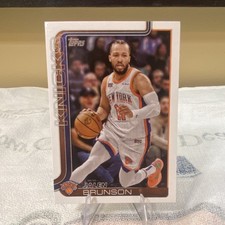 Topps 2025-26 Jalen Brunson CC-6 New York Knicks Companion Insert Card