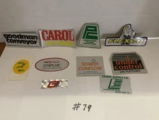 Extreme Vintage 1970’-80’s Coal Mining Stickers Collector Core 10 Pcs