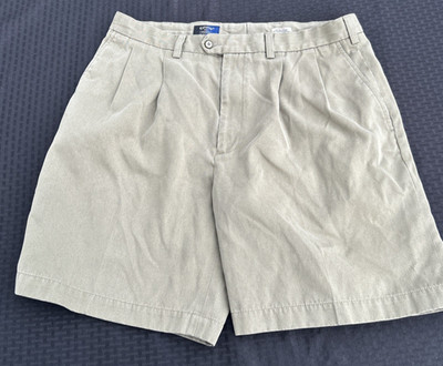 Callaway Shorts Mens Khaki Golf Shorts size 38 Pro Spin Pima Cotton Summer Beach