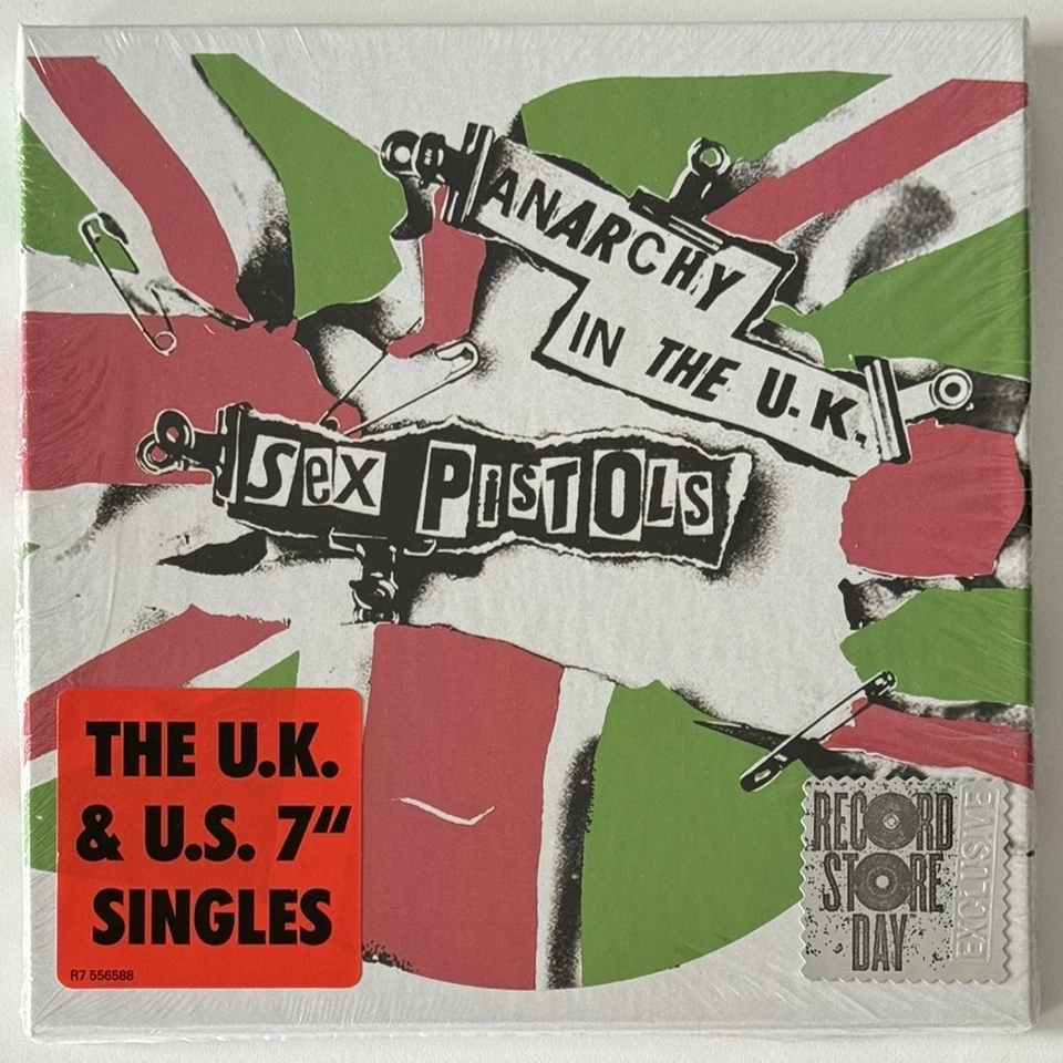 SEX PISTOLS ANARCHY IN THE UK US 7” SINGLES RECORD STORE DAY 2017 BOX SET SEALED - Image 2 of 4