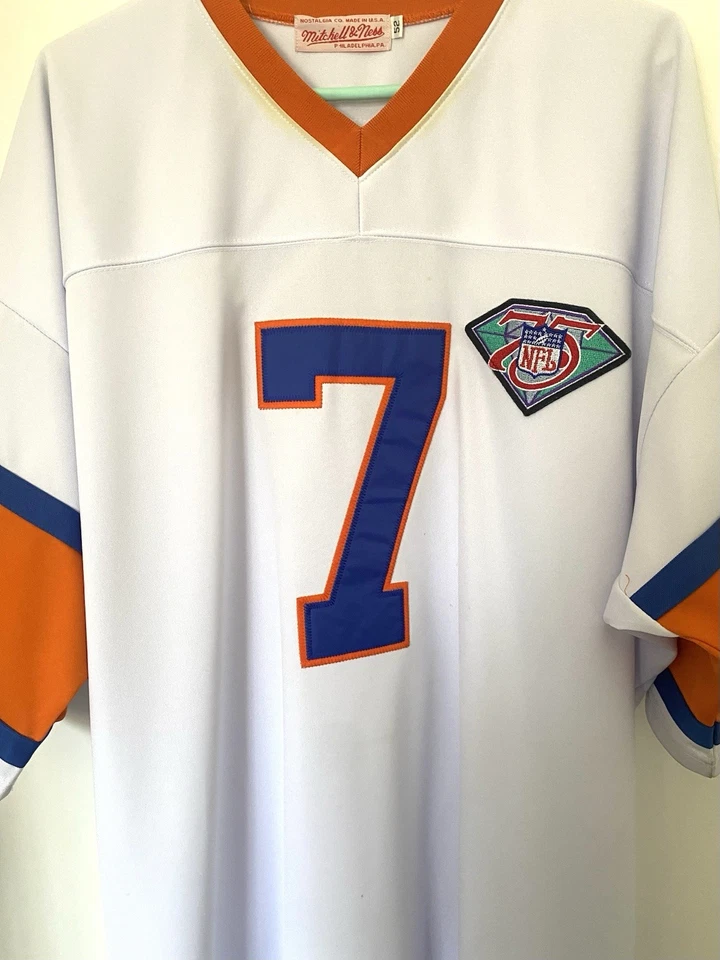 Camiseta deportiva de John Elway Mitchell & Ness Throwback Denver Broncos 1994 NFL #7 Foto 3 de 4