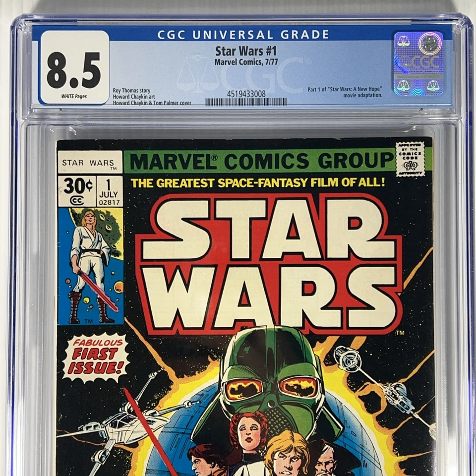 Star Wars #1-3 CGC 8.5-8.0 Newsstand KEY 🔑 Issues 1st Print Marvel Comics 1977 - Image 3 of 4