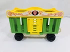 Vintage Fisher-Price Circus Train 991 Green Lion Cage Car 1973 Little people