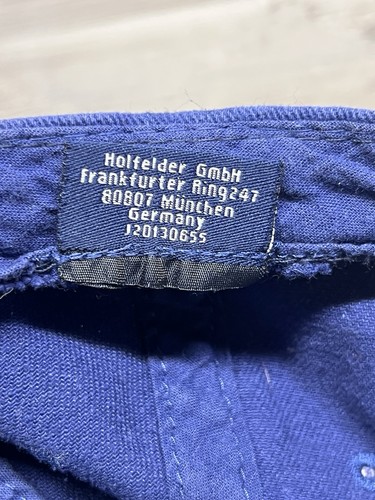 Vintage 90s BMW Lifestyle Hat Adjustable Blue Faded Strapback Made in Germany - Picture 8 of 10