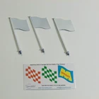 Matchbox Lesney MG1d Garage Service Station Flag Poles Set
