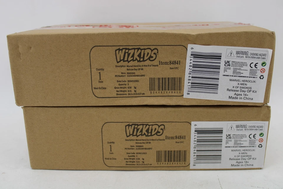 Lote de 2 kits quirúrgicos Marvel HeroClix: X-Men X of Swords día de lanzamiento nuevos/sellados nuevos de stock Foto 4 de 4