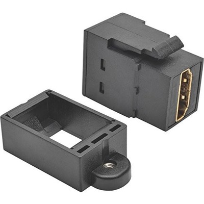 Tripplite P164000KPBK HDMI Coupler F-F Black Gold Plated