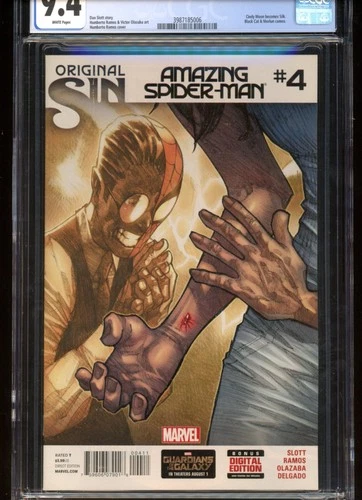 AMAZING SPIDER-MAN #4  Marvel 2014 - 1st Cindy Moon as Silk - Humberto Ramos -NM