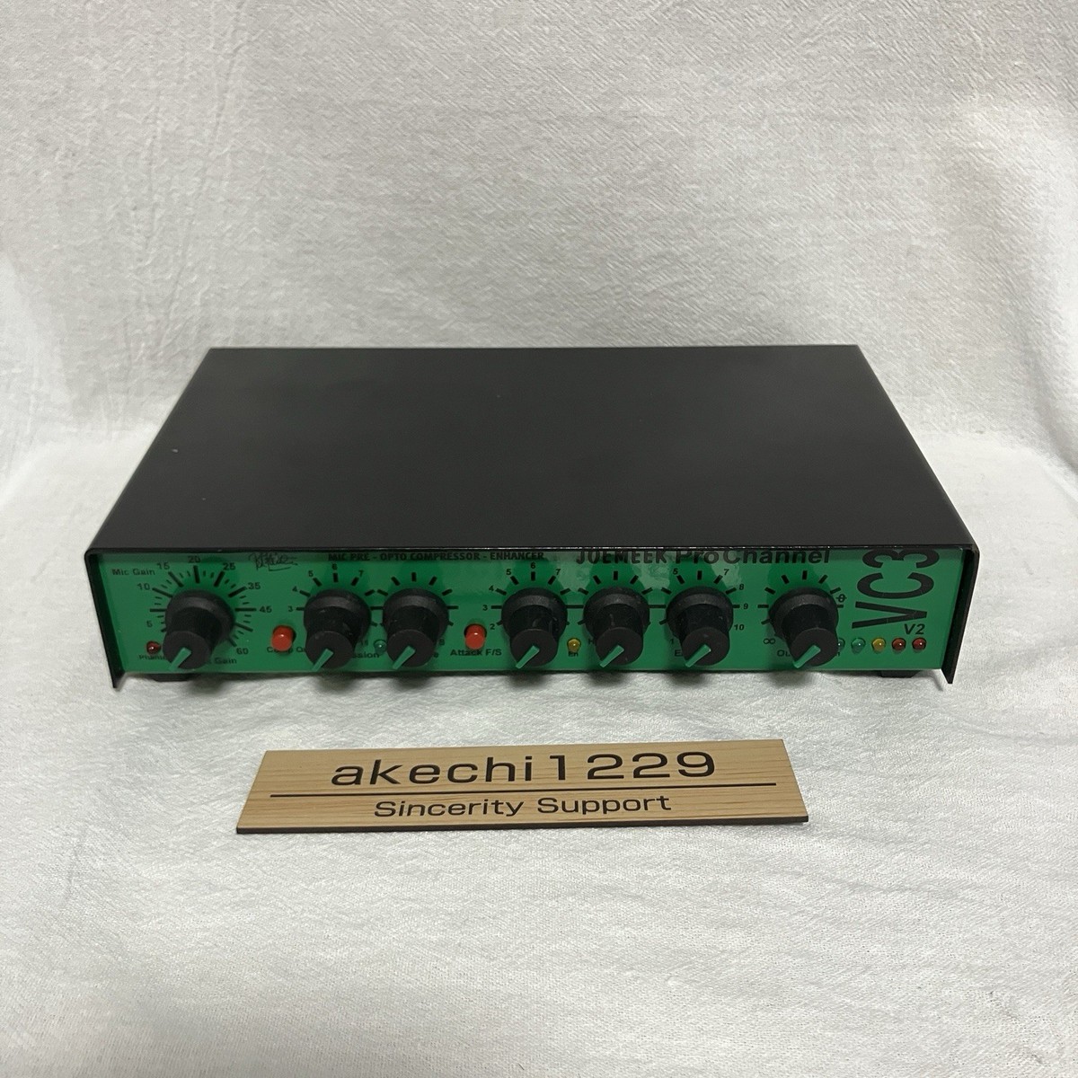 JOEMEEK VC3 V2 Pro channel Mic Pre Opto Compressor Enhancer Tested