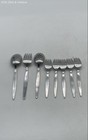 Oneida Stainless Steel Flatware Set 39pc Mid-Century Modern Tapered Design — photo 7