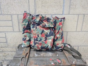 Sac à Dos Militaire Suisse M70 Camo Alpenflage - Modifié Avec Bretelles
