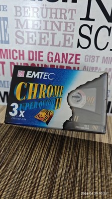 3x EMTEC Chrome II 90 (Vormals BASF) Leerkassetten, Versiegelt, Sealed 
