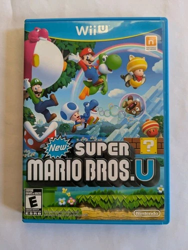 New Super Mario Bros. U - Nintendo Wii U, 2012, Complete in Box & Tested!