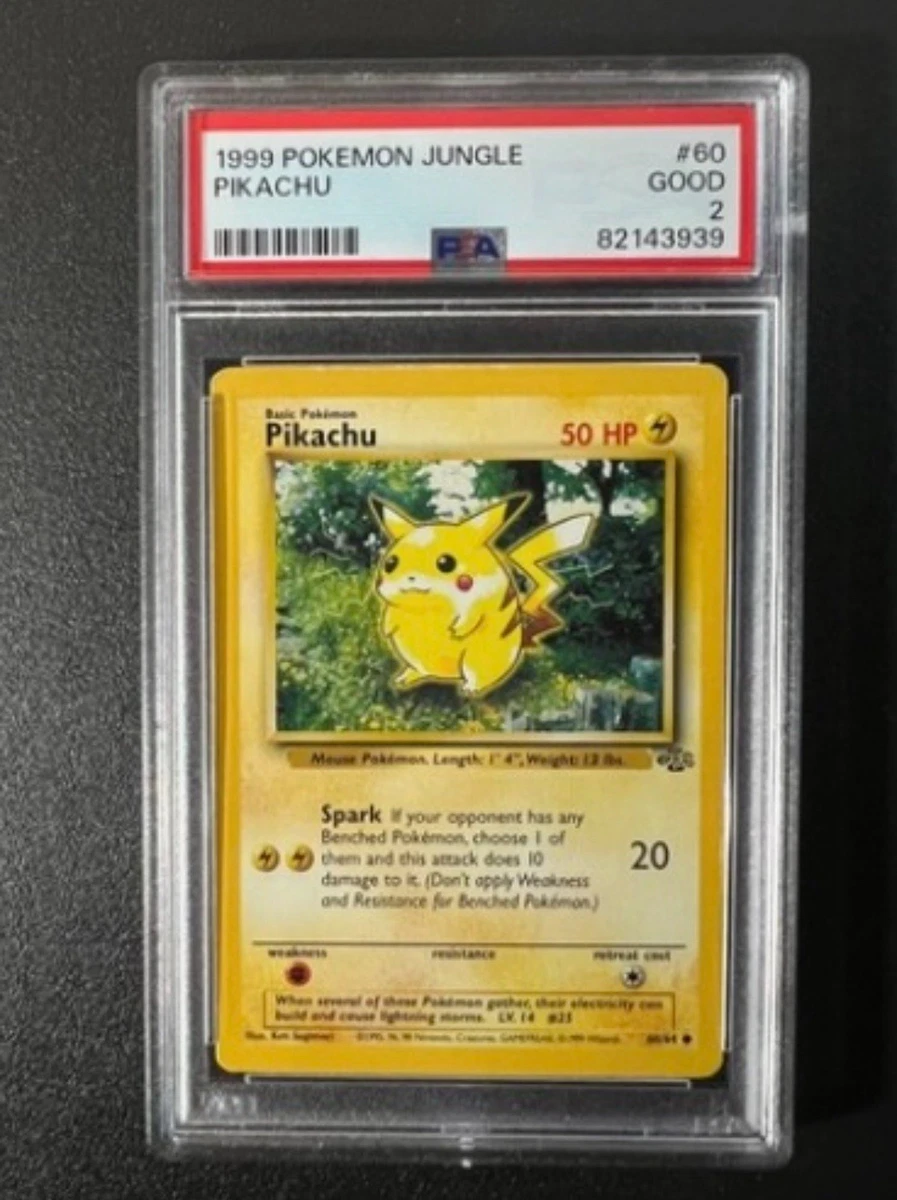 Pikachu Pokémon TCG Grade 9 Jungle Individual Collectible Card
