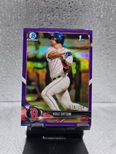 2018 Bowman Draft Chrome Kole Cottam Purple Refractor 1st Bowman 178/250!