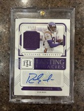 2024 Panini National Treasures Randy Moss Lasting Legacies AUTO JSY #D 69/99!