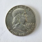Benjamin Franklin 1962D Half Dollar Circulated Halve Quick Shipping