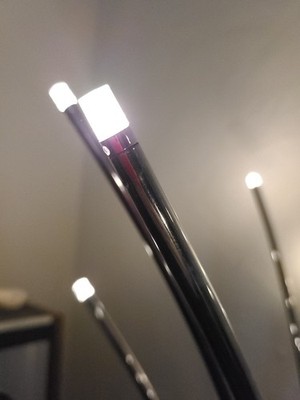 Vintage IKEA Hovnas Chrome Floor Lamp HOVNÄS Modern Art Deco Style