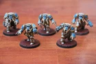 WARHAMMER 40K CHAOS TERMINATORS, (LOT 1).