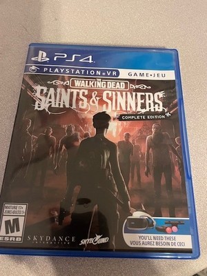 PS4 Playstation Walking Dead : Saints & Sinners Complete Edition game free ship