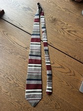 Duck Head Neck Tie Multicolor Geometric 100% Silk Made In USA