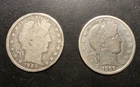 1900 & 1908 o Barber Half Dollars