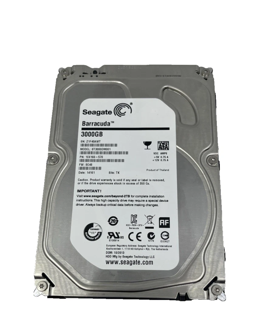 SATA III 3 TB Internal Hard Disk Drives for Sale - eBay