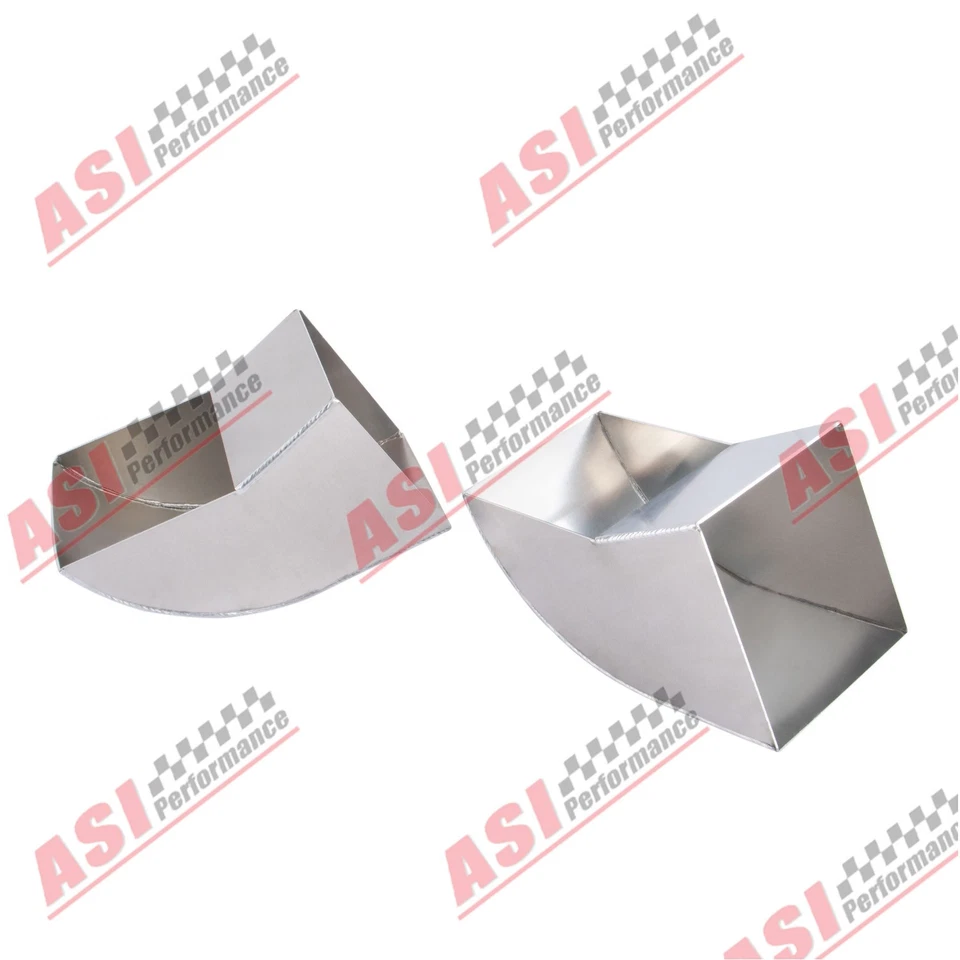 Par de cajas de aire Ram de aluminio para 85-92 Chevrolet Camaro Z28 RS Iroc-Z 305 350 Foto 2 de 4