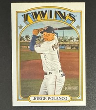 Jorge Polanco 2021 Topps Heritage SP #447 - Minnesota Twins