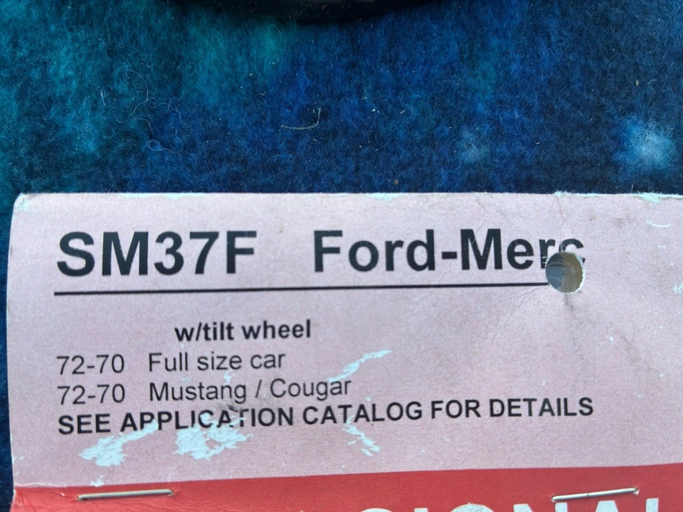 Interruptor de señal de giro Ford Mustang 70-72 con rueda inclinable solamente Foto 2 de 2