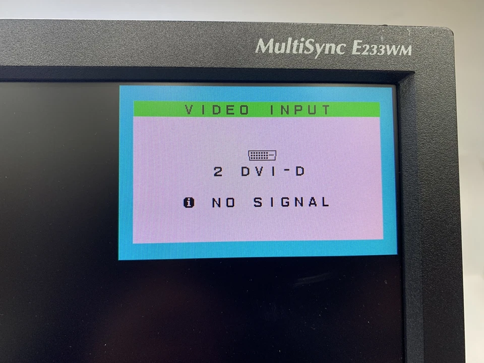 Nec E233WM-BK Monitor Screen 23 " Full HD 16:9 DVI VGA Dp TESTED/NO CABLE - Image 3 of 4