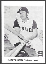 1958-65 JAY PUBLISHING Smoky Burgess  PIRATES  5x7 PICTURE PACK PHOTO EX-MT+   B