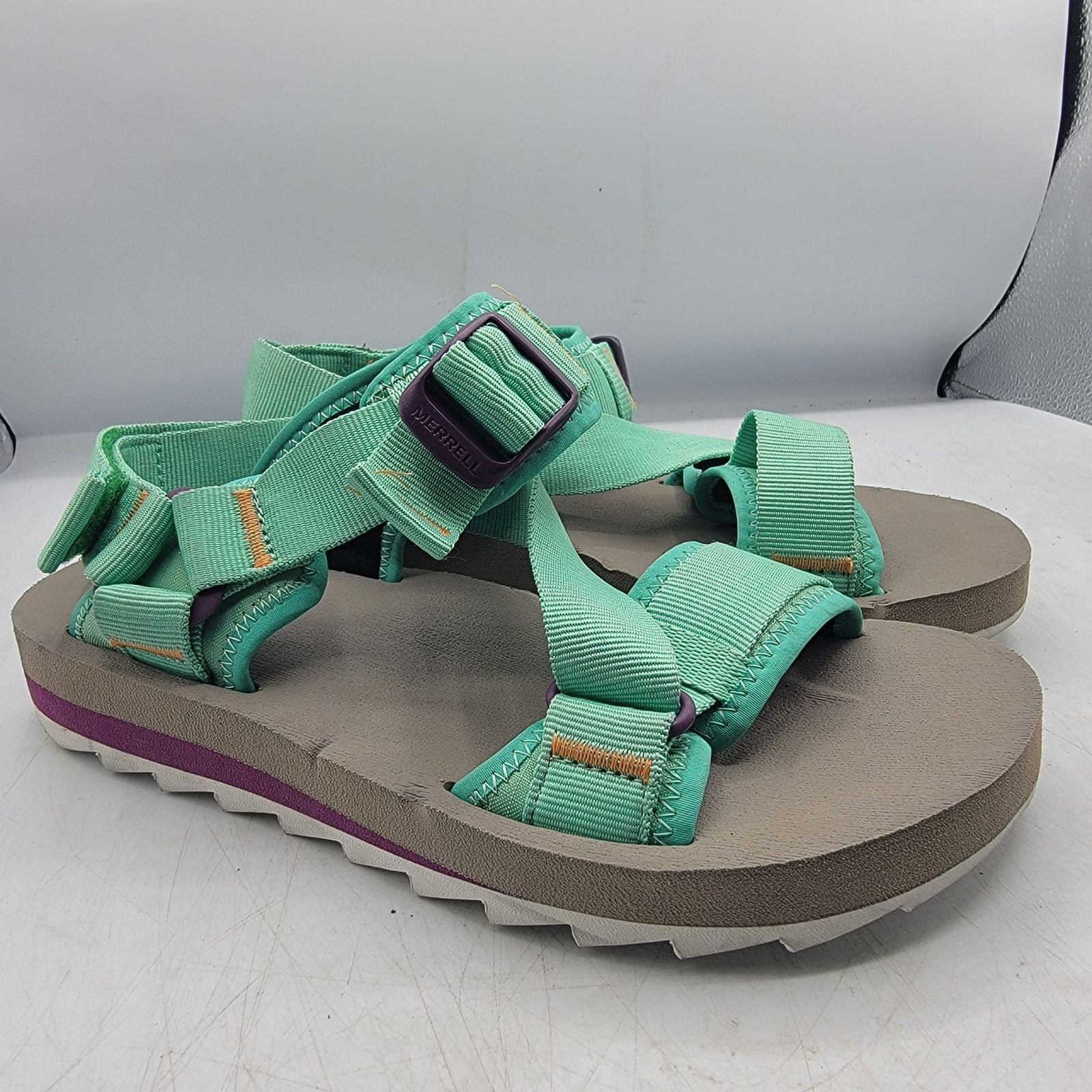 Merrell Alpine Strap donna 8 taglie sandali verdi scarpe casual da passeggio J003564