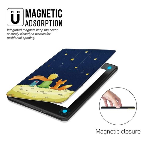 Leather Smart Case Cover e-Reader Shell For Kindle Paperwhite 4 10th Gen 2018 - Picture 7 of 17