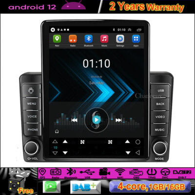 9.7''Android 12 Autoradio DAB GPS SAT NAV Carplay BT DVR For Hyundai H1 2007-2015