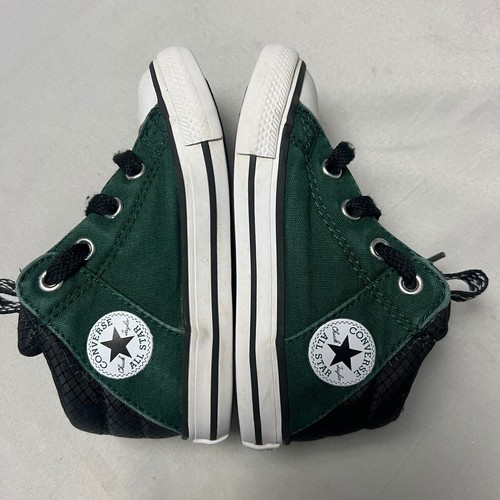 Converse All Star Axel Sporty Easy On High Top Sneakers Green Black Toddler Sz 7 - Picture 3 of 8